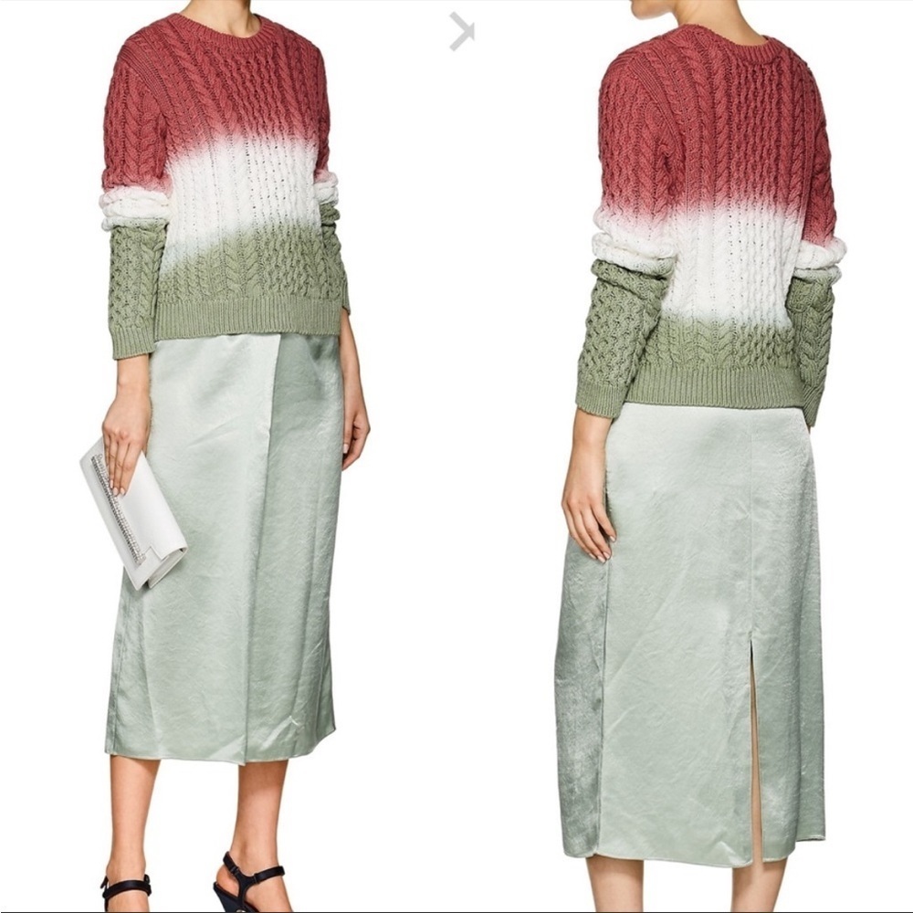 Sies Marjan Britta drip ombré knit cotton sweater